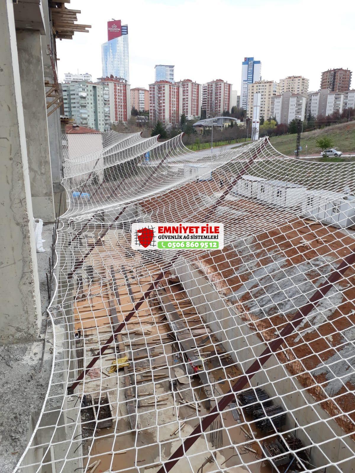 Ankara Yenimahalle İnşaat Güvenlik Ağı Düşme Durdurma Emniyet Filesi 0506 860 9512